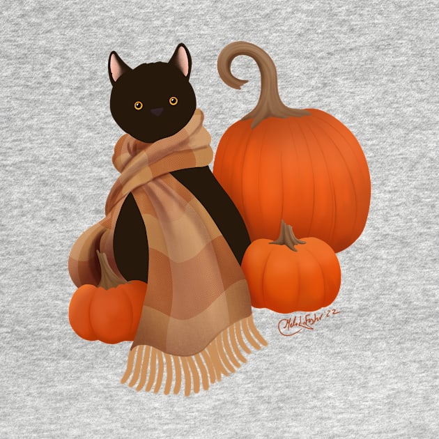 Pumpkin Cat by LunarFox